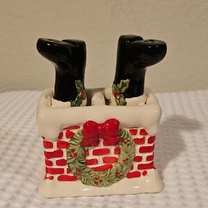Santa Chimney Salt & Pepper Shakers